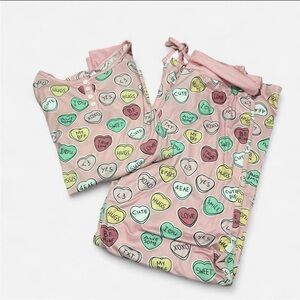 Jordan Jammies Valentines heart soft Pajama Set size m